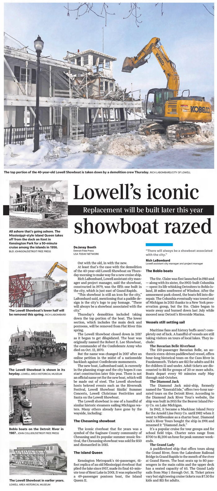 Chesaning Showboat - March 2019 Article Mentioning Chesaning (newer photo)